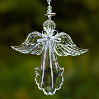 Hanging Clear Acrylic Angel